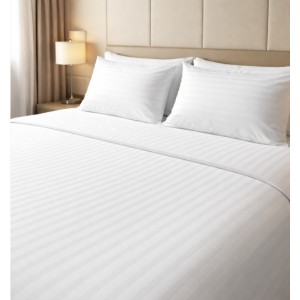 Ekonomik otel çarşafı 220x280cm çift kişilik pamuk polyester